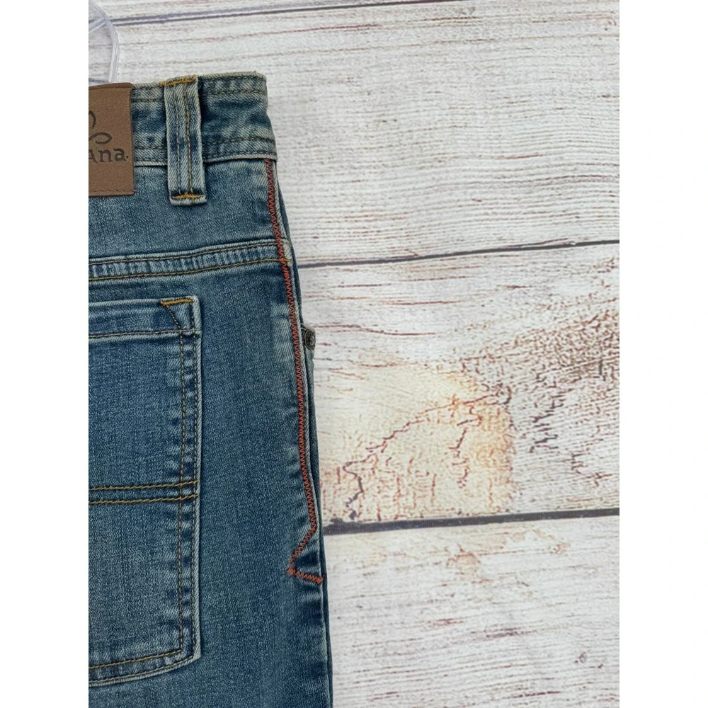 prAna Jeans Men 36x34 Blue Organic Cotton Straight Leg Medium Wash